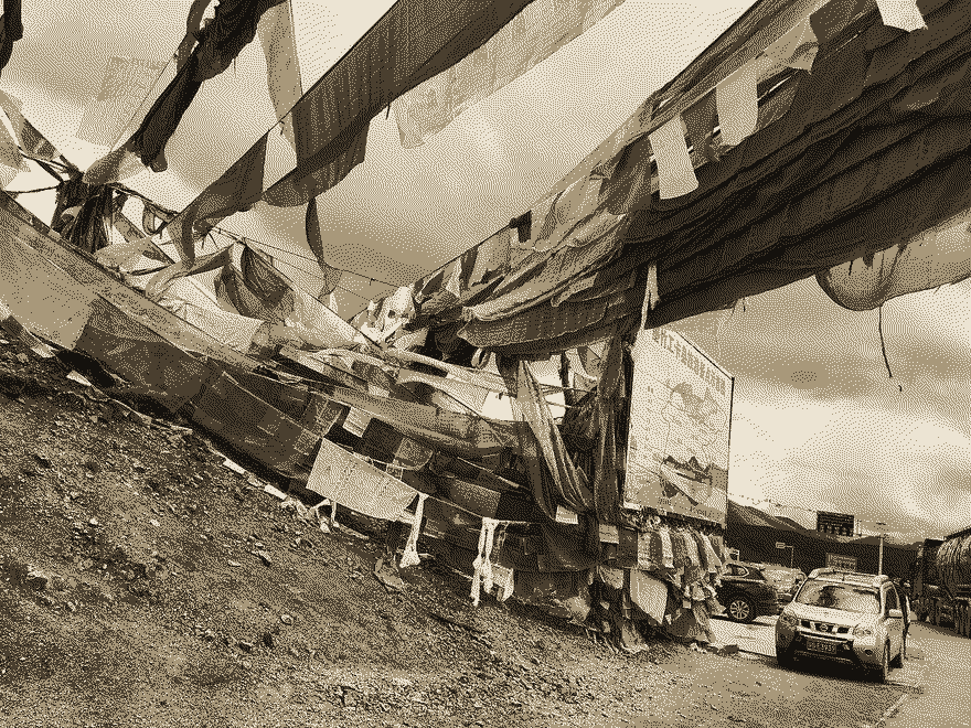Prayer flags - Tibet in 2017